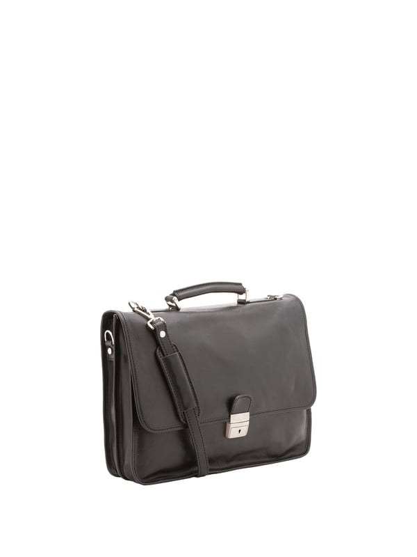 Alessia Firenze Handtasche Unisex Unisex-Handtasche mit Schnappverschluss. Multifunktionstaschen Innentaschen. eine Rückseite mit Reißverschluss-Außentaschen. verstellbarer und abnehmbarer Schultergurt aus Leder. im Ledergriff. zwei Innenfächer. Außenmaterial. Innenfutter aus echtem Leder. Maße: 40x30x6 cm. Hergestellt in Italien
