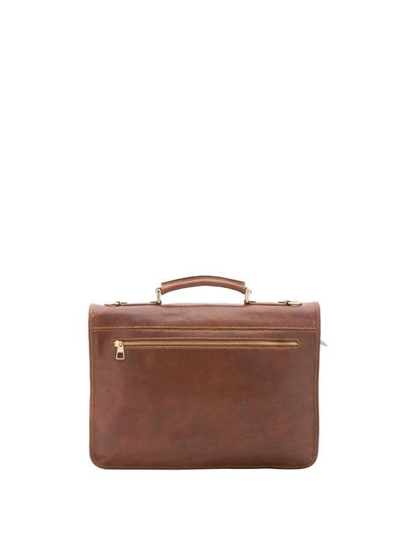 Alessia Firenze bolso de mano Unisexo Bolso unisex. El cierre es rápido. Los bolsillos internos son bolsillos multifuncionales. Los bolsillos externos son uno en la espalda con cremallera. La bandolera es ajustable y extraíble en piel. El mango es de piel. Hay dos compartimentos internos. El material exterior es 100% Piel Auténtica. Internamente está forrado en piel auténtica. Medidas: 40x30x6 cm. Hecho en Italia