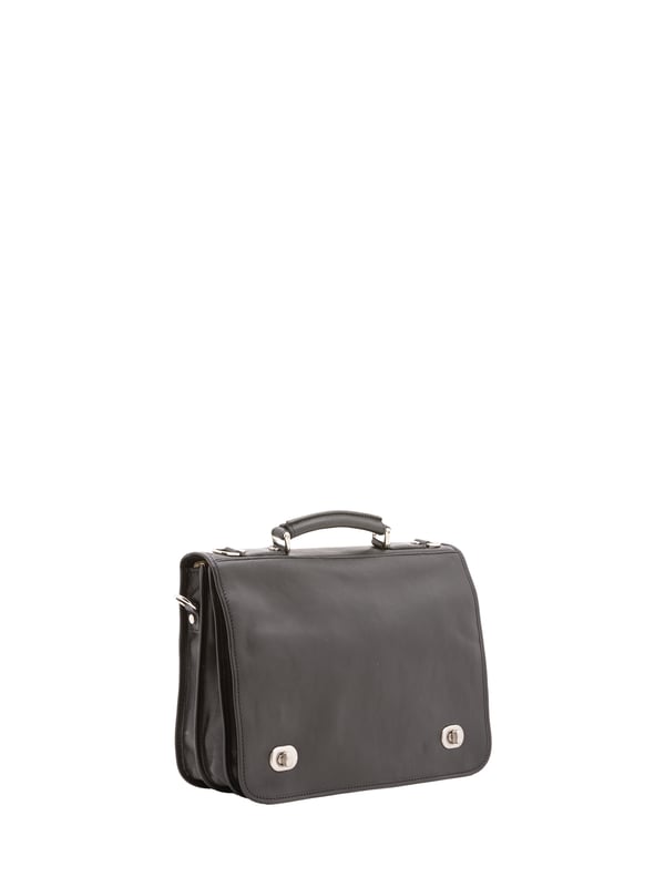 Alessia Firenze Handtasche Unisex Unisex-Handtasche mit Schnappverschluss. Multifunktionstaschen Innentaschen. eine Rückseite mit Reißverschluss-Außentaschen. verstellbarer und abnehmbarer Schultergurt aus Leder. im Ledergriff. ein Innenfach. Außenmaterial. Innenfutter aus echtem Leder. Maße: 39x28x10 cm. Hergestellt in Italien
