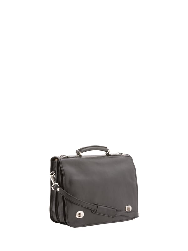 Alessia Firenze Handtasche Unisex Unisex-Handtasche mit Schnappverschluss. Multifunktionstaschen Innentaschen. eine Rückseite mit Reißverschluss-Außentaschen. verstellbarer und abnehmbarer Schultergurt aus Leder. im Ledergriff. ein Innenfach. Außenmaterial. Innenfutter aus echtem Leder. Maße: 39x28x10 cm. Hergestellt in Italien