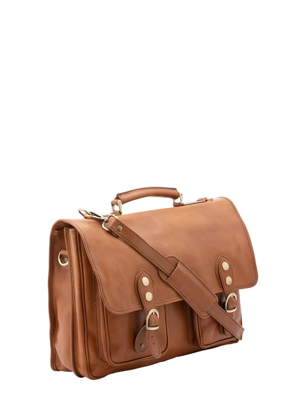 Alessia Firenze Handtasche Unisex Unisex-Handtasche mit Druckknopfverschluss. Multifunktionstaschen Innentaschen. Eine Vorderseite mit Reißverschluss, zwei Vorderseiten mit Magnetknopf und eine Rückseite mit Reißverschluss-Außentaschen. verstellbarer und abnehmbarer Schultergurt aus Leder. im Ledergriff. zwei Innenfächer. Außenmaterial. Innenfutter aus echtem Leder. Maße: 25x38x10 cm. Hergestellt in Italien