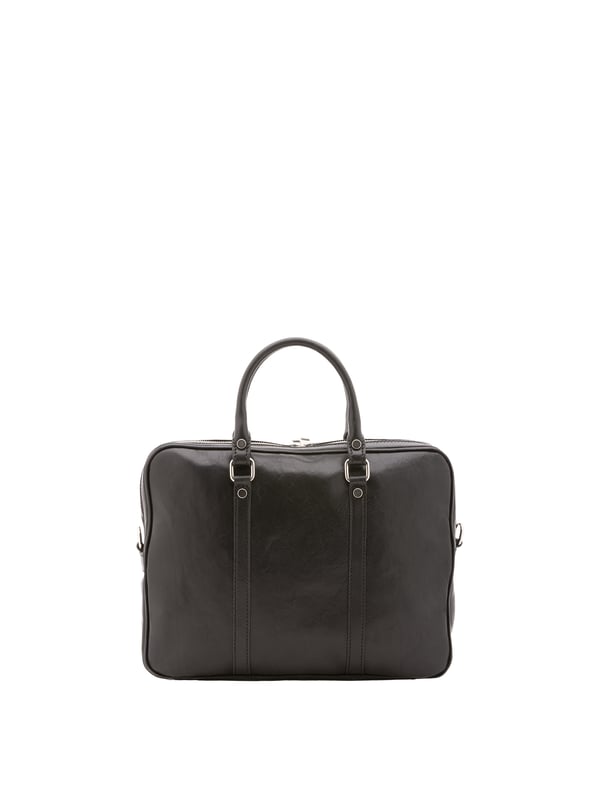 Alessia Firenze Handtasche Unisex Unisex-Handtasche mit Reißverschluss. eine mit Reißverschluss-Innentaschen. fehlende Außentaschen. verstellbarer und abnehmbarer Schultergurt aus Leder. im Ledergriff. ein Innenfach. Außenmaterial. Innen mit Baumwolle gefüttert. Maße: 37x31x6 cm. Hergestellt in Italien