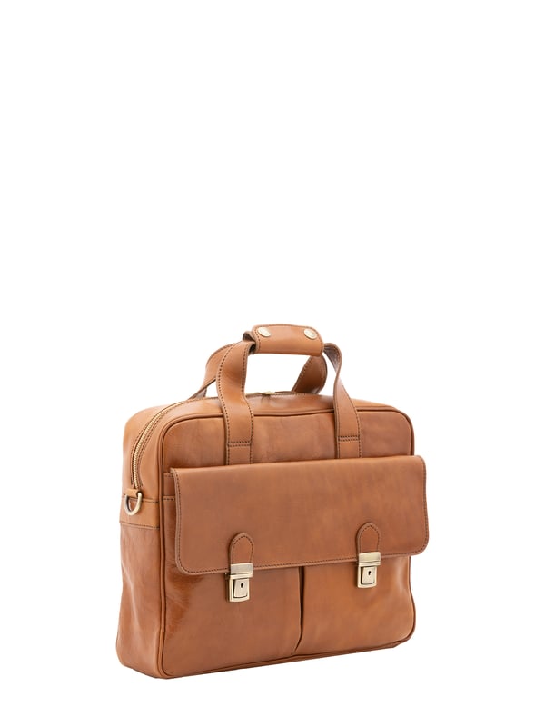Alessia Firenze Handtasche Unisex Unisex-Handtasche mit Reißverschluss. eine mit Reißverschluss-Innentaschen. zwei Außentaschen mit Druckknöpfen vorne und eine Reißverschlusstasche hinten. verstellbarer und abnehmbarer Schultergurt aus Leder. im Ledergriff. Drei Innenfächer. Außenmaterial. Innen mit Baumwolle gefüttert. Maße: 38x36x10 cm. Hergestellt in Italien