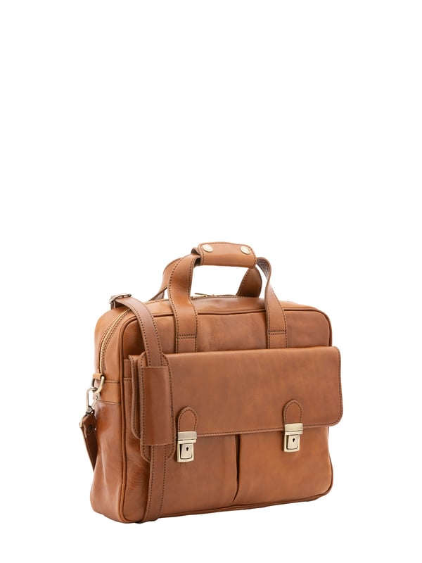 Alessia Firenze Handtasche Unisex Unisex-Handtasche mit Reißverschluss. eine mit Reißverschluss-Innentaschen. zwei Außentaschen mit Druckknöpfen vorne und eine Reißverschlusstasche hinten. verstellbarer und abnehmbarer Schultergurt aus Leder. im Ledergriff. Drei Innenfächer. Außenmaterial. Innen mit Baumwolle gefüttert. Maße: 38x36x10 cm. Hergestellt in Italien