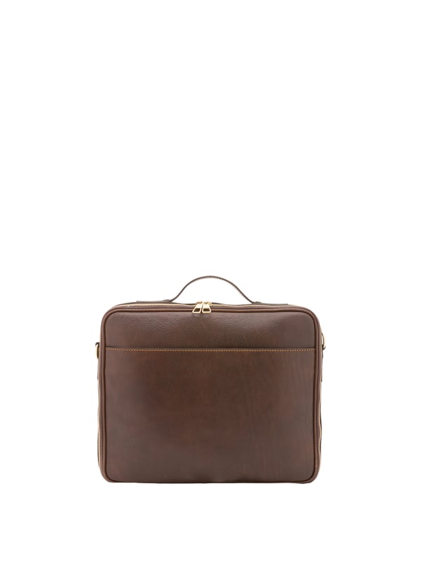 Alessia Firenze bolso de mano Unisexo Bolso unisex. El cierre es con cremallera. Los bolsillos internos son uno abierto. Los bolsillos externos son un frente abierto. La bandolera es ajustable y extraíble en piel. El mango es de piel. Hay un compartimento interno. El material exterior es 100% Piel Auténtica. Internamente está forrado en algodón. Medidas: 38x32x6 cm. Hecho en Italia
