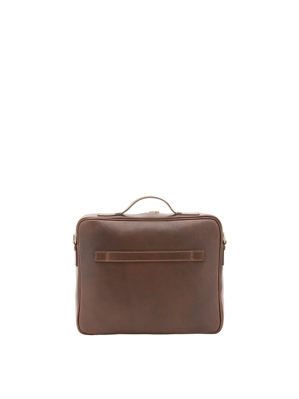 Alessia Firenze bolso de mano Unisexo Bolso unisex. El cierre es con cremallera. Los bolsillos internos son uno abierto. Los bolsillos externos son un frente abierto. La bandolera es ajustable y extraíble en piel. El mango es de piel. Hay un compartimento interno. El material exterior es 100% Piel Auténtica. Internamente está forrado en algodón. Medidas: 38x32x6 cm. Hecho en Italia