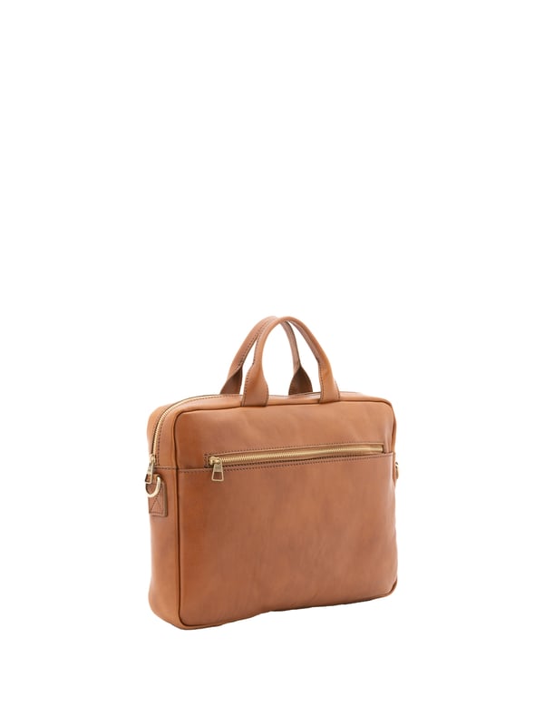 Alessia Firenze bolso de mano Unisexo Bolso unisex. El cierre es con cremallera. Hay dos bolsillos internos abiertos. Los bolsillos externos son uno frontal con cremallera y otro trasero con cremallera. La bandolera es ajustable y extraíble en piel. El mango es de piel. Hay dos compartimentos internos. El material exterior es 100% Piel Auténtica. Internamente está forrado en algodón. Medidas: 37x27x6 cm. Hecho en Italia