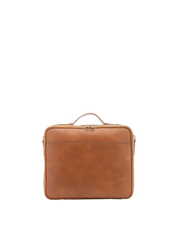 Unisex-Handtasche mit Reißverschluss. eine offene Innentasche. eine offene Außentasche vorne. verstellbarer und abnehmbarer Schultergurt aus Leder. im Ledergriff. ein Innenfach.  Außenmaterial. Innen mit Baumwolle gefüttert. Maße: 38x32x6 cm. Hergestellt in Italien