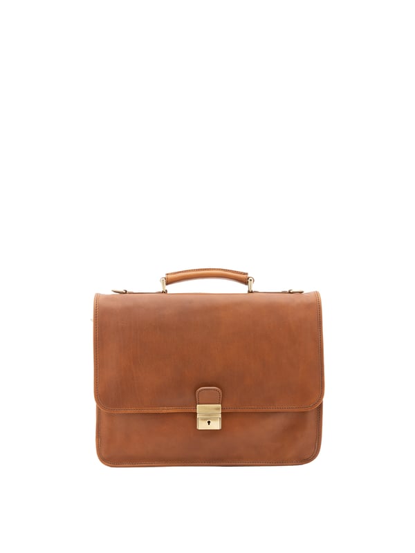 Alessia Firenze Handtasche Unisex Unisex-Handtasche mit Schnappverschluss. Multifunktionstaschen Innentaschen. eine Rückseite mit Reißverschluss-Außentaschen. verstellbarer und abnehmbarer Schultergurt aus Leder. im Ledergriff. zwei Innenfächer. Außenmaterial. Innenfutter aus echtem Leder. Maße: 40x30x6 cm. Hergestellt in Italien