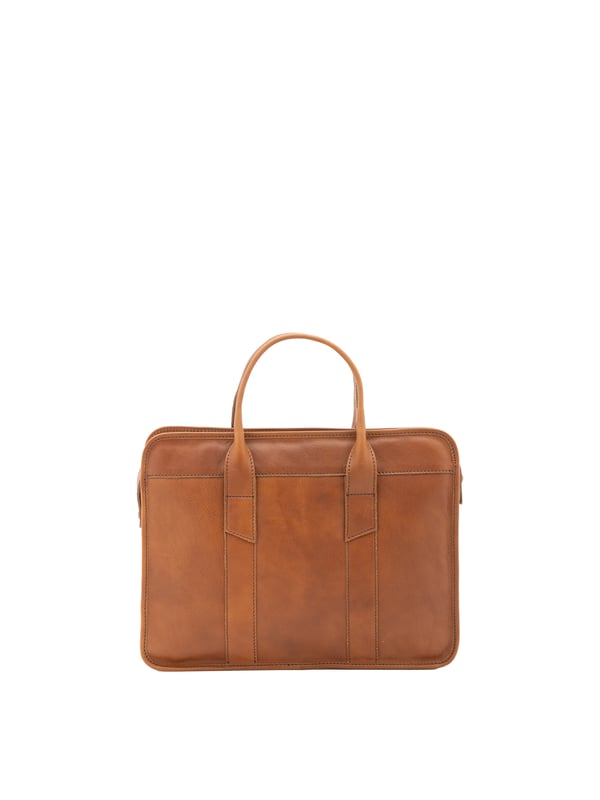 Unisex-Handtasche mit Reißverschluss. eine offene Innentasche. fehlende Außentaschen. verstellbarer und abnehmbarer Schultergurt aus Leder. im Ledergriff. ein Innenfach.  Außenmaterial. Innen mit Baumwolle gefüttert. Maße: 40x30x8 cm. Hergestellt in Italien