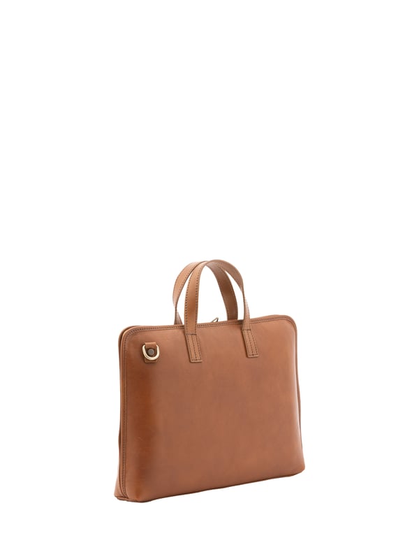 Alessia Firenze bolso de mano Unisexo Bolso unisex. El cierre es con cremallera. Los bolsillos internos son uno con cremallera y otro abierto. Los bolsillos externos son uno en la espalda con cremallera. La bandolera es ajustable en piel. El mango es de piel. Hay dos compartimentos internos. El material exterior es 100% Piel Auténtica. Internamente está forrado en algodón. Medidas: 40x30x5 cm. Hecho en Italia