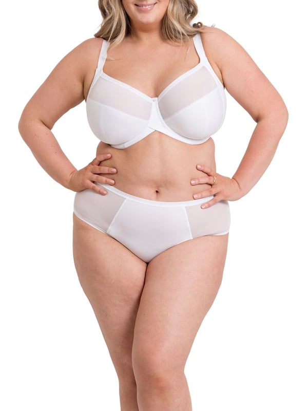 Curvy Kate Wonderfully Full Cup Bra. With side support, anchored straps and stretch mesh upper cup panels for total support. The product is recommended for hand wash only.