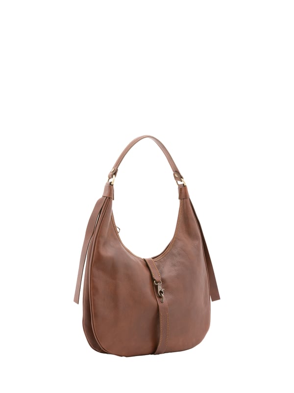 Alessia Firenze Bolso de hombro Unisexo Bolso bandolera unisex. El cierre es con cremallera. Los bolsillos internos son uno con cremallera. Los bolsillos externos están ausentes. Falta la correa para el hombro. El mango es de piel. Hay un compartimento interno. El material exterior es 100% Piel Auténtica. Internamente está forrado en algodón. Medidas: 38x28x10 cm. Hecho en Italia