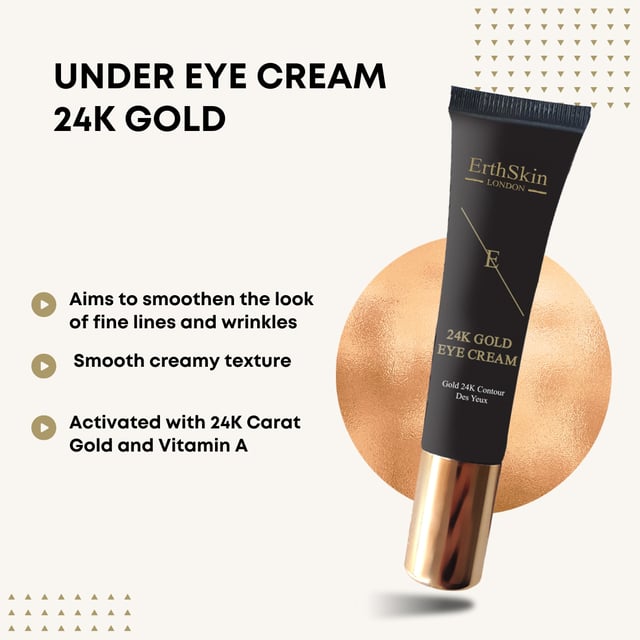 Onderoogcrème 24k goud 15ml Verhelder en verjong je oogcontouren met onze Under Eye Cream 24k Gold, een behandeling van 15 ml die is ontworpen om donkere kringen, wallen en fijne lijntjes aan te pakken. Deze luxe crème is verrijkt met puur 24-karaats goud en helpt de collageenproductie te stimuleren, de elasticiteit van de huid te verbeteren en de uitstraling te versterken. De lichte, snel absorberende formule zorgt voor een diepe hydratatie, waardoor de tere huid rond je ogen glad, stevig en fris aanvoelt. Perfect voor wie tekenen van vermoeidheid wil verminderen en een jeugdige, stralende oogopslag wil bereiken.