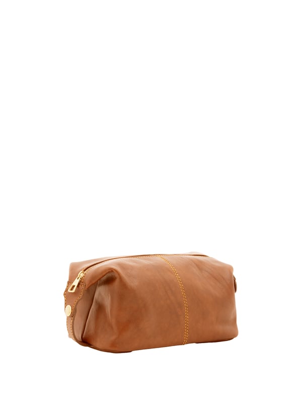 Bolso de mano unisex. El cierre es con cremallera. Los bolsillos internos son uno con cremallera. Los bolsillos externos están ausentes. Falta la correa para el hombro. El mango es de piel. Hay un compartimento interno. El material exterior es 100% Piel Auténtica. Internamente está forrado en algodón. Medidas: 26x17x12 cm. Hecho en Italia