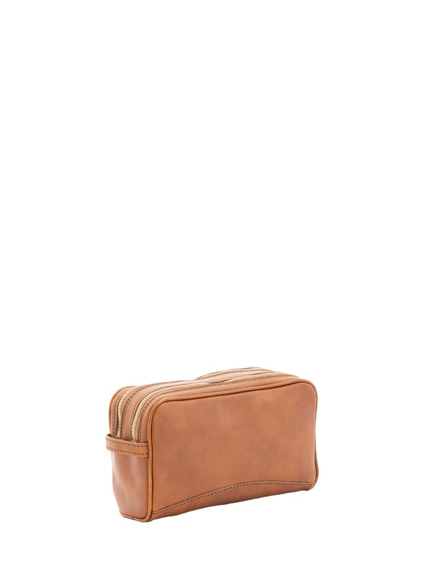 Unisex-Clutch mit Reißverschluss. eine mit Reißverschluss-Innentaschen. fehlende Außentaschen. fehlender Schultergurt. fehlender Griff. zwei Innenfächer.  Außenmaterial. Innen mit Baumwolle gefüttert. Maße: 24x18x7 cm. Hergestellt in Italien