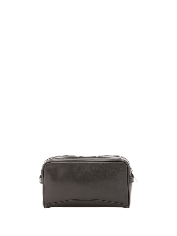 Unisex-Clutch mit Reißverschluss. eine mit Reißverschluss-Innentaschen. fehlende Außentaschen. fehlender Schultergurt. fehlender Griff. zwei Innenfächer.  Außenmaterial. Innen mit Baumwolle gefüttert. Maße: 24x18x7 cm. Hergestellt in Italien