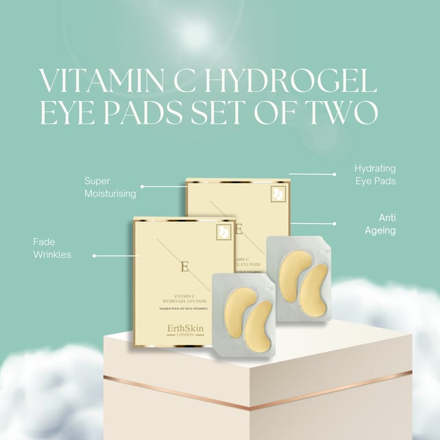 2x Vitamine C Hydrogel Oogkompressen x 5 "Verbetert de zichtbaarheid van donkere kringen en wallen in de ogen.
Verzachtend en hydraterend
Geweldig voor alle huidtypes"