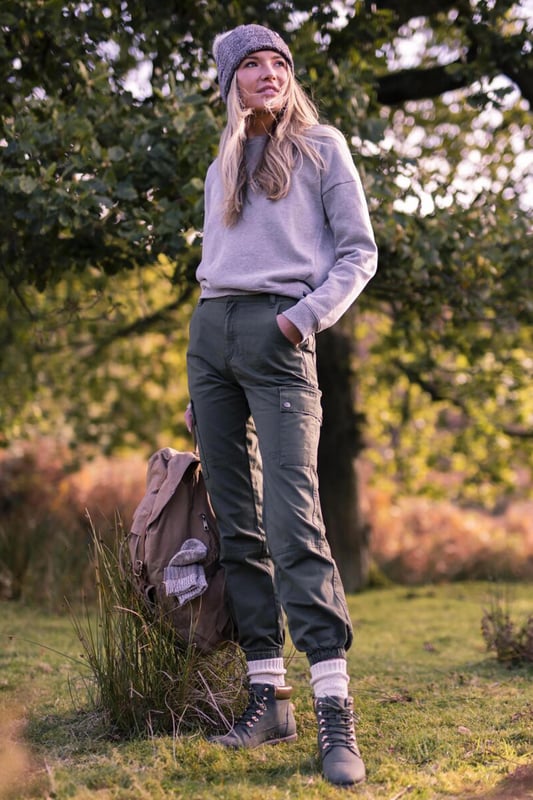 Jeep Ladies 4 Pack Cable Knit Boot Socks: Introducing our Jeep Wool Blend Cable Knit Boot Socks, a cosy and stylish addition to your outdoor and leisure wear. This 4 Pair Pack is designed for women seeking warmth, comfort, and durability in their ankle boots. Crafted from a luxurious blend of 58% Polyester, 26% Wool, 7% Acrylic, 4% Viscose, 4% Polyamide, and 1% Elastane, these socks offer a soft touch and natural warmth. The heavy-knit design and medium thickness ensure a chunky, rustic appearance with traditional knitwear patterns. One pair showcases a flat cable pattern with a diamond design, while the other features a thickly textured, moss stitch ribbed style, offering contrasting yet charming looks. Both pairs boast standard toe seams and crew leg length with lightly elasticated, ribbed cuffs for a comfortable fit. The sophisticated blend of wool, viscose, and synthetics delivers optimal warmth, breathability, durability, and softness for unparalleled comfort. Plus, the machine-washable material makes maintenance a breeze. Embrace winter with confidence and step out in style with our Jeep Wool Blend Cable Knit Boot Socks. Your feet will thank you for the cozy luxury and rugged elegance they provide. Extra Product Details: Cozy & stylish - Upgrade your outdoor wear with our Jeep Wool Blend Cable Knit Boot Socks. Warm & durable - Luxurious blend of wool, polyester, and more ensures natural warmth & lasting quality. Charming patterns - Enjoy flat cable and moss stitch designs for a rustic yet chic look. Comfortable fit - Crew leg length & lightly elasticated cuffs offer a snug feel. Optimal warmth & breathability - Sophisticated blend for unmatched comfort in chilly weather. Easy maintenance - Machine-washable material for convenient care. Rugged elegance - Embrace winter confidently with our stylish and durable boot socks. Happy feet - Treat your feet to cosy luxury and thank them with comfort all day long.