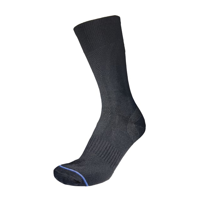 1000 Mile Men's Liner Sock Repreve: Introducing the 1000 Mile Ultimate Liner Sock, a versatile solution for blister prevention and foot comfort. Use it as a base layer under thick walking socks for year-round use or wear it on its own during summer with lightweight fabric boots. This double-layer sock works wonders by drawing sweat away from the foot, thanks to its inner layer, and absorbing moisture with the outer layer, ensuring dryness. The advanced blend of fibers, including eco-friendly REPREVE® recycled yarns, along with strategic venting, maintains an optimal temperature for your feet. Experience enhanced support with the arch bracing feature. The innovative HeelPower fabric technology securely grips your heel, preventing slippage. Choose from three size options: 6-8.5UK (EUR 39-42.5), 9-11.1UK (EUR 43-46.5), and 12-14UK (EUR 47-49). To ensure its longevity, machine wash the sock at 30 degrees before wearing and avoid bleach or tumble drying. Elevate your foot comfort with the 1000 Mile Ultimate Liner Sock. Extra Product Details Blister prevention for all seasons Moisture-wicking inner layer keeps feet dry Eco-friendly with REPREVE® recycled yarns Comfortable temperature regulation with top venting Additional support with arch bracing Secure heel grip, no slippage Multiple size options for perfect fit Machine washable, easy maintenance