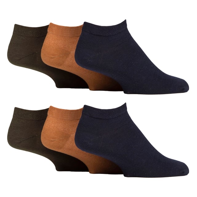 Gentle Grip - Men’s 6 Pack Diabetic Trainer Socks: Discover the ultimate solution for diabetic foot care with Gentle Grip's specially crafted diabetic socks for women. Engineered by technical experts, these Gentle Grip Diabetic Trainer socks offer a tailored approach to diabetic foot health with a low cut trainer length, perfect for the Spring & Summer seasons. Experience unparalleled comfort with these luxuriously soft cotton-rich socks, meticulously designed to securely hold ankles without elastication, eliminating the tightness that can pose problems for those with circulatory issues. Featuring hand-linked toes for smooth seams, these socks prioritise comfort for diabetics, preventing irritation and soreness. The specially shaped and woven Honeycomb Tops effortlessly conform to the contours of your ankle, eliminating uncomfortable constriction rings, crucial for diabetic individuals. Trust in Gentle Grip's commitment to comfort and quality, ensuring your feet receive the care they deserve. These socks come in 6 pair packs and are available in 5 different options. They are made from: 77% Cotton, 15% Polyester, 1% Elastane. They come in 2 Men’s Sizes: 6-11 UK, 12-14 UK and are Machine Washable. Extra Product Details: Gentle Grip Diabetic Trainer Socks  NON ELASTIC Ankle Top Smooth Toe Seam HoneyComb Top Hand Linked Toe Seam Soft Touch Cotton Designed For Diabetes Ideal for Large or Swollen Legs