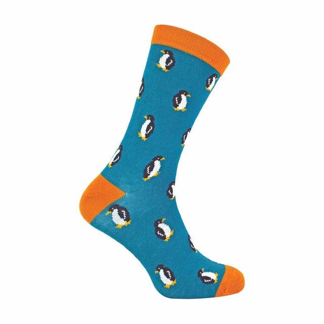 Mr Heron Bamboo Patterned Animal Socks: Miss Sparrow prides their products on the philosophy of making your feet feel fabulous all year round. Whether it's their chic and stylish products, they bring you unique, exciting and fashionable accessories, full of individuality to give you the confidence to be you. If you’re after great bamboo socks with very bright, funky and crazy colours then these bunch of Mr Heron Socks are perfect! With loads of patterns like spots, stripes, zig zags and more! You’ll be sure to find the perfect pair to jazz up your feet!. Their socks will keep your toes warm and make your loved ones smile on special occasions. They would even make a wonderful gift for yourself or a loved one. These socks are breathable, hypoallergenic antibacterial and super soft. There are many patterns available, we’re sure you’ll find something that’ll suit you. These range of socks are made from 54% Bamboo, 22% Cotton, 16% Polyester, 6% Nylon, 2% Elastane. They are men’s size 6-11 UK. Machine washable under 40. Do not dry clean. Do not iron. Do not bleach. Extra Product Details: Men’s Mr Heron Socks Novelty Bamboo Socks A Great Gift Bamboo Rich Fibres 4 Funky Patterns Super Soft & Breathable Hypoallergenic Antibacterial Machine Washable Under 40
