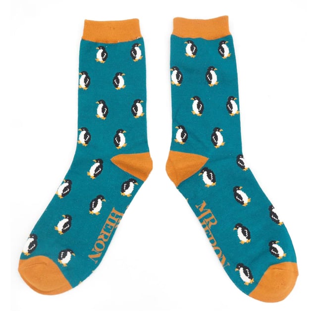 Mr Heron Bamboo Patterned Animal Socks: Miss Sparrow prides their products on the philosophy of making your feet feel fabulous all year round. Whether it's their chic and stylish products, they bring you unique, exciting and fashionable accessories, full of individuality to give you the confidence to be you. If you’re after great bamboo socks with very bright, funky and crazy colours then these bunch of Mr Heron Socks are perfect! With loads of patterns like spots, stripes, zig zags and more! You’ll be sure to find the perfect pair to jazz up your feet!. Their socks will keep your toes warm and make your loved ones smile on special occasions. They would even make a wonderful gift for yourself or a loved one. These socks are breathable, hypoallergenic antibacterial and super soft. There are many patterns available, we’re sure you’ll find something that’ll suit you. These range of socks are made from 54% Bamboo, 22% Cotton, 16% Polyester, 6% Nylon, 2% Elastane. They are men’s size 6-11 UK. Machine washable under 40. Do not dry clean. Do not iron. Do not bleach. Extra Product Details: Men’s Mr Heron Socks Novelty Bamboo Socks A Great Gift Bamboo Rich Fibres 4 Funky Patterns Super Soft & Breathable Hypoallergenic Antibacterial Machine Washable Under 40