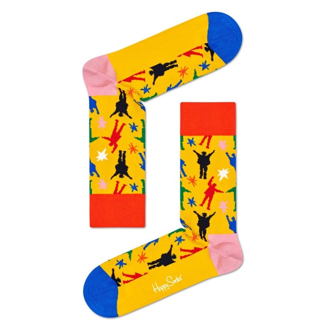 Happy Socks The Beatles Socks: Happy Socks are a popular brand providing a high-quality sock that combines unique designs and craftsmanship. Mikael Söderlindh and Viktor Tell had a vision to spread happiness by turning an everyday essential into a colorful design piece. In 2008, socks were just socks. White, grey and black pieces of textile that were nowhere close to the fashionable and creative design piece they could become. The world’s most comfortable and colorful tool for spreading happiness was born. This concept is now brought to life by Happy Socks’ talented team of creatives. Today, Happy Socks has reached 90 countries and every continent. With Concept Stores all around the world, from LA to Tokyo, Happy Socks can be found in over 10,000 top fashion apparel boutiques. Add a splash of colour and fun with these funky design Beatles Socks! Whether you're a fan of the Fab Four, or you're looking to purchase Beatles products for a loved one, there's something for everyone with our range of The Beatles Socks. The Yellow Submarine socks are striking in colour with their striped patterns. They come in a pack of 1 pair. They are machine washable at 40. They are made from 86% Cotton 12% Polyamide 2% Elastane. Extra Product details: - The Beatles Socks by Happy Socks - Yellow Submarine - Revolver Socks - Abbey Road Crossing - 1 Pair Pack - Machine washable at 40 - 86% Cotton 12% Polyamide 2% Elastane