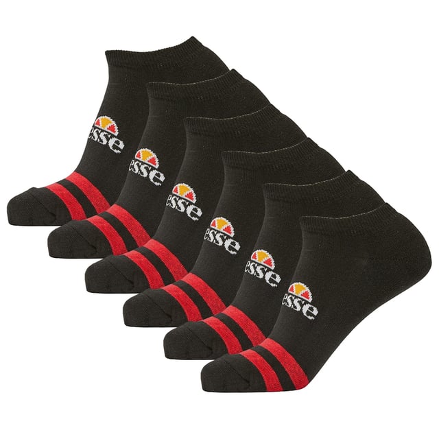 Kurze Sport-Socken von der Marke ellesse. Perfekt für Sneakers und Sportschuhe, flache Zehennähte, optimaler Tragekomfort.