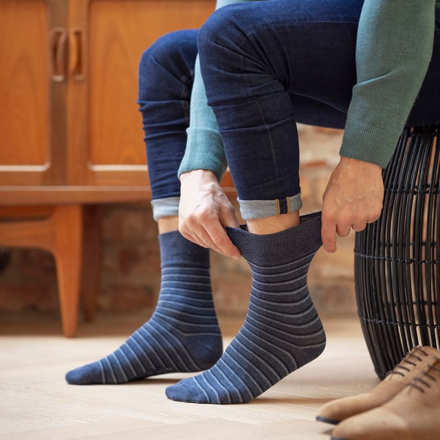 Gentle Grip Men's Patterned Socks - Fun, Comfortable, and Stylish: Experience the perfect blend of comfort and style with the Gentle Grip Men's Patterned Socks 6-Pair Set. Made from soft and breathable fabric, these socks are designed to keep your feet cosy and comfortable all day long. Featuring a mix of fun and vibrant designs like Team Dog, bugs, vehicles, and coffee patterns, these socks add a playful touch to your everyday wardrobe. The unique gentle grip technology ensures a secure, non-restrictive fit, making them perfect for men with sensitive skin. Each pack includes six different pairs, offering variety and versatility in your sock drawer. These socks are easy to care for, retaining their softness and shape after multiple washes. Whether you're out running errands, at work, or relaxing at home, these novelty socks will keep your feet comfortable and stylish. Treat yourself or surprise a loved one with these fun and practical socks that combine style, comfort, and function. Extra Product Details: - Soft and Comfortable Fabric for All-Day Wear - Gentle Grip Technology for a Secure, Non-Restrictive Fit - Includes Six Pairs with Fun and Vibrant Designs - Perfect for Sensitive Skin - Machine Washable for Easy Care