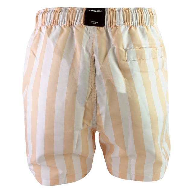 Borg Print Swim Shorts - Stylish and Comfortable Swimwear: Elevate your swimwear collection with the Björn Borg Borg Print Swim Shorts, designed for those who value both style and comfort. Made from 100% recycled polyester, these shorts feature a regular fit with a mid-length design, an elastic waistband with drawstrings for a secure fit, and side pockets for convenience. The standout print adds a touch of flair, making these shorts perfect for the beach or pool. Extra Product Details:. 100% Recycled Polyester Regular Fit with Mid-Length Elastic Waistband with Drawstrings Side Pockets Machine Washable. These swim shorts are the perfect blend of fashion and function, making them ideal for any water activity