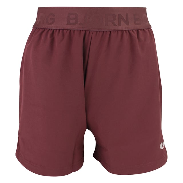 Ace Short Shorts - Sleek and Functional Activewear: Enhance your workout with the Björn Borg Ace Short Shorts, designed for maximum movement and comfort. Made from soft recycled polyester with a hint of stretch, these shorts feature a regular fit with a shorter length, side pockets with a key pocket, and slits on the sides for added mobility. The classic elastic waistband includes a drawstring for easy adjustment, complemented by the iconic tennis-ball logo on the leg. Extra Product Details:. 92% Recycled Polyester, 8% elastane Regular Fit and Short Length Side Pockets with Key Pocket Slits for Extra Movement Machine Washable. These shorts combine sustainability with performance, making them ideal for any sport or workout.