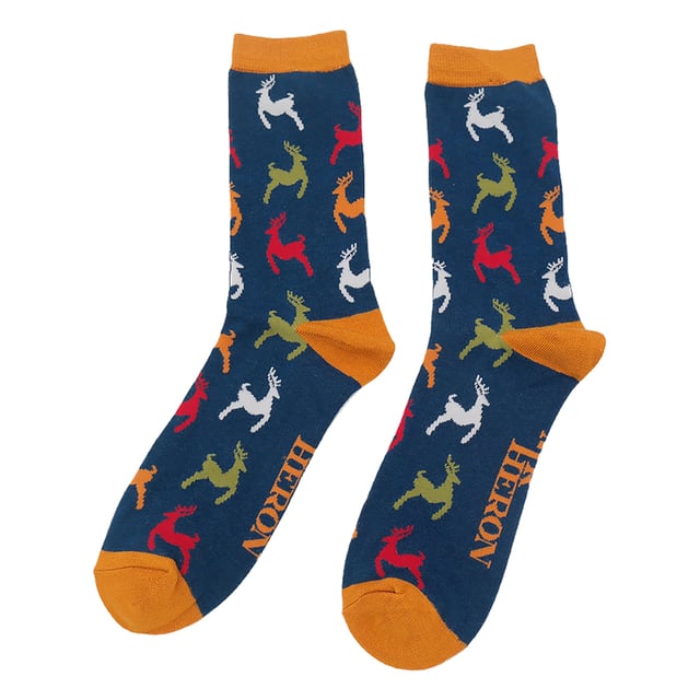 Mr Heron Bamboo Patterned Animal Socks: Miss Sparrow prides their products on the philosophy of making your feet feel fabulous all year round. Whether it's their chic and stylish products, they bring you unique, exciting and fashionable accessories, full of individuality to give you the confidence to be you. If you’re after great bamboo socks with very bright, funky and crazy colours then these bunch of Mr Heron Socks are perfect! With loads of patterns like spots, stripes, zig zags and more! You’ll be sure to find the perfect pair to jazz up your feet!. Their socks will keep your toes warm and make your loved ones smile on special occasions. They would even make a wonderful gift for yourself or a loved one. These socks are breathable, hypoallergenic antibacterial and super soft. There are many patterns available, we’re sure you’ll find something that’ll suit you. These range of socks are made from 54% Bamboo, 22% Cotton, 16% Polyester, 6% Nylon, 2% Elastane. They are men’s size 6-11 UK. Machine washable under 40. Do not dry clean. Do not iron. Do not bleach. Extra Product Details: Men’s Mr Heron Socks Novelty Bamboo Socks A Great Gift Bamboo Rich Fibres 4 Funky Patterns Super Soft & Breathable Hypoallergenic Antibacterial Machine Washable Under 40