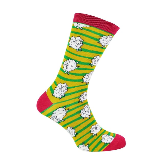 Mr Heron Bamboo Patterned Animal Socks: Miss Sparrow prides their products on the philosophy of making your feet feel fabulous all year round. Whether it's their chic and stylish products, they bring you unique, exciting and fashionable accessories, full of individuality to give you the confidence to be you. If you’re after great bamboo socks with very bright, funky and crazy colours then these bunch of Mr Heron Socks are perfect! With loads of patterns like spots, stripes, zig zags and more! You’ll be sure to find the perfect pair to jazz up your feet!. Their socks will keep your toes warm and make your loved ones smile on special occasions. They would even make a wonderful gift for yourself or a loved one. These socks are breathable, hypoallergenic antibacterial and super soft. There are many patterns available, we’re sure you’ll find something that’ll suit you. These range of socks are made from 54% Bamboo, 22% Cotton, 16% Polyester, 6% Nylon, 2% Elastane. They are men’s size 6-11 UK. Machine washable under 40. Do not dry clean. Do not iron. Do not bleach. Extra Product Details: Men’s Mr Heron Socks Novelty Bamboo Socks A Great Gift Bamboo Rich Fibres 4 Funky Patterns Super Soft & Breathable Hypoallergenic Antibacterial Machine Washable Under 40