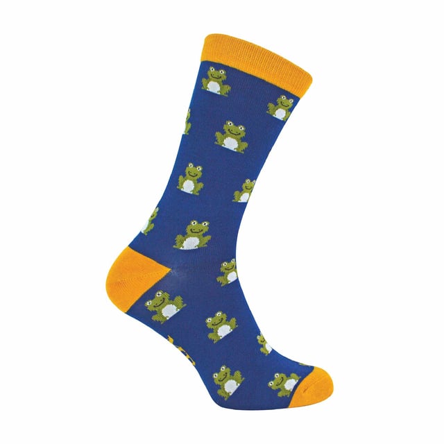 Mr Heron Bamboo Patterned Animal Socks: Miss Sparrow prides their products on the philosophy of making your feet feel fabulous all year round. Whether it's their chic and stylish products, they bring you unique, exciting and fashionable accessories, full of individuality to give you the confidence to be you. If you’re after great bamboo socks with very bright, funky and crazy colours then these bunch of Mr Heron Socks are perfect! With loads of patterns like spots, stripes, zig zags and more! You’ll be sure to find the perfect pair to jazz up your feet!. Their socks will keep your toes warm and make your loved ones smile on special occasions. They would even make a wonderful gift for yourself or a loved one. These socks are breathable, hypoallergenic antibacterial and super soft. There are many patterns available, we’re sure you’ll find something that’ll suit you. These range of socks are made from 54% Bamboo, 22% Cotton, 16% Polyester, 6% Nylon, 2% Elastane. They are men’s size 6-11 UK. Machine washable under 40. Do not dry clean. Do not iron. Do not bleach. Extra Product Details: Men’s Mr Heron Socks Novelty Bamboo Socks A Great Gift Bamboo Rich Fibres 4 Funky Patterns Super Soft & Breathable Hypoallergenic Antibacterial Machine Washable Under 40