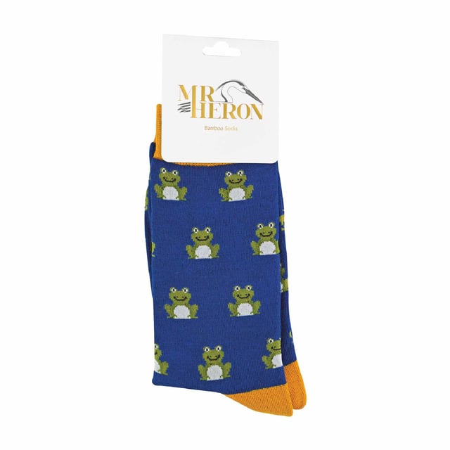 Mr Heron Bamboo Patterned Animal Socks: Miss Sparrow prides their products on the philosophy of making your feet feel fabulous all year round. Whether it's their chic and stylish products, they bring you unique, exciting and fashionable accessories, full of individuality to give you the confidence to be you. If you’re after great bamboo socks with very bright, funky and crazy colours then these bunch of Mr Heron Socks are perfect! With loads of patterns like spots, stripes, zig zags and more! You’ll be sure to find the perfect pair to jazz up your feet!. Their socks will keep your toes warm and make your loved ones smile on special occasions. They would even make a wonderful gift for yourself or a loved one. These socks are breathable, hypoallergenic antibacterial and super soft. There are many patterns available, we’re sure you’ll find something that’ll suit you. These range of socks are made from 54% Bamboo, 22% Cotton, 16% Polyester, 6% Nylon, 2% Elastane. They are men’s size 6-11 UK. Machine washable under 40. Do not dry clean. Do not iron. Do not bleach. Extra Product Details: Men’s Mr Heron Socks Novelty Bamboo Socks A Great Gift Bamboo Rich Fibres 4 Funky Patterns Super Soft & Breathable Hypoallergenic Antibacterial Machine Washable Under 40