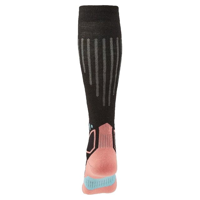 Women's Performance Lightweight Ski Socks: Embrace the ultimate fusion of technology and tailored comfort with our Women's Performance Lightweight Ski Socks. Fashioned to enrich your skiing escapades, these socks are imbued with a Performance Fit that meticulously contours to your feet. Whether you're navigating frosty trails or gliding on powdery slopes, expect a ceaseless bond between sock and skin that enhances every flex and turn. Expertly woven with the ambition to keep the contemporary skier's feet dry, comfy, and warm, our socks come equipped with an elite Moisture Management system and ThermoFit technology. The bliss of a Flat toe seam combined with intentional ShockZones affords your feet the comfort to ski from dawn until dusk. These performance-driven ski socks also feature a women-specific fit, providing that resilient support uniquely suited to the shape of a woman's foot. Topped with our signature Y-Heel design, they deliver a flawless fit that guards against slippage, ensuring your focus remains undisturbed on the thrilling alpine downhills. Experience the exceptional – these socks are your pledge for sanguine ski sessions. Key Product Specifications: - Tailored Women’s Fit - Advanced Moisture Management - Innovative ThermoFit Warmth - Smooth Flat toe seam - Protective ShockZones - Secure Y-Heel Design - Performance Fit for Stability - Lightweight, Breathable Fabric