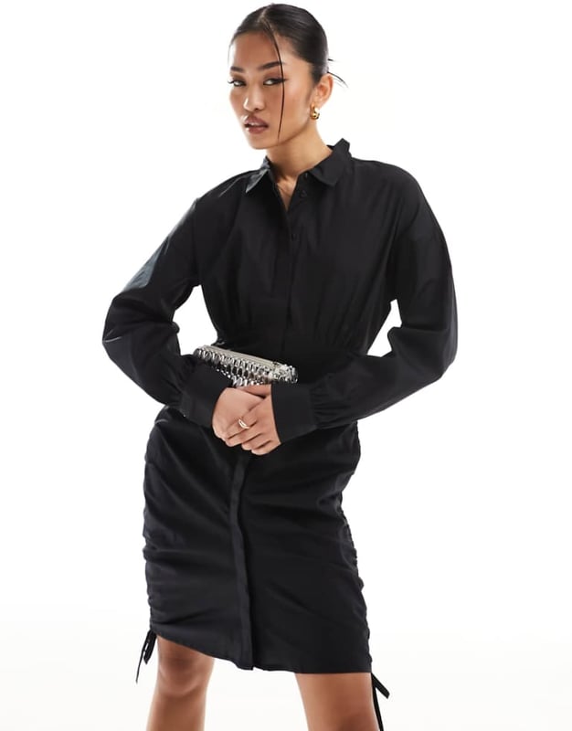 Dresses by Vero Moda Best dressed: secured Spread collar Button placket Ruched, tie sides Regular fitSold By: Asos