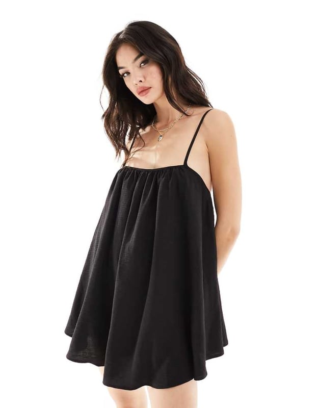 Dresses by The Frolic Best dressed: secured Plain design Square neck Fixed straps Regular fitSold By: Asos