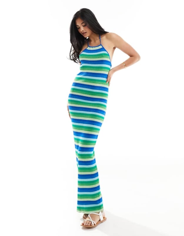 Dresses by The Frolic Warm-weather 'drobe: loading Metallic finish Halterneck style Regular fitSold By: Asos