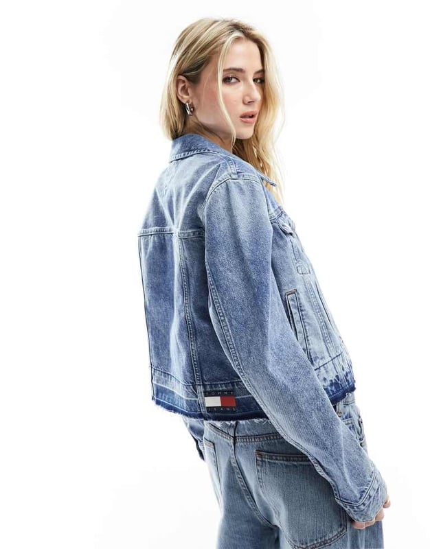 Coats & Jackets by Tommy Jeans Jacket upgrade: check Spread collar Zip fastening Functional pockets Branded patch Regular fitSold By: Asos
