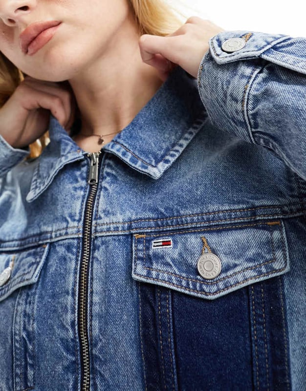 Coats & Jackets by Tommy Jeans Jacket upgrade: check Spread collar Zip fastening Functional pockets Branded patch Regular fitSold By: Asos