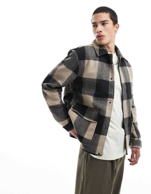 Jackets & Coats by Only & Sons Spread collar Press-stud placket Side pockets Regular fitSold By: Asos