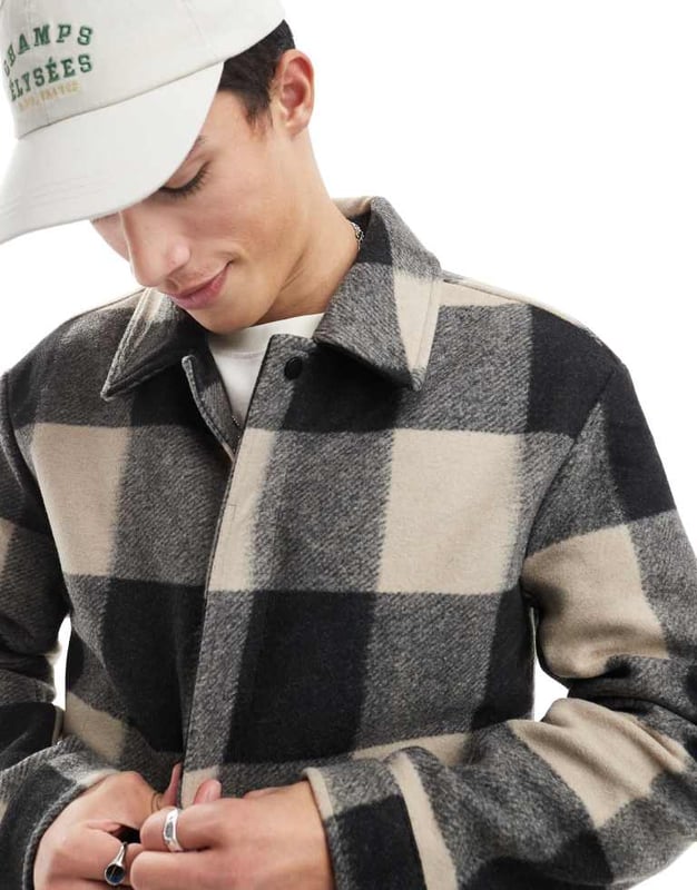 Jackets & Coats by Only & Sons Spread collar Press-stud placket Side pockets Regular fitSold By: Asos