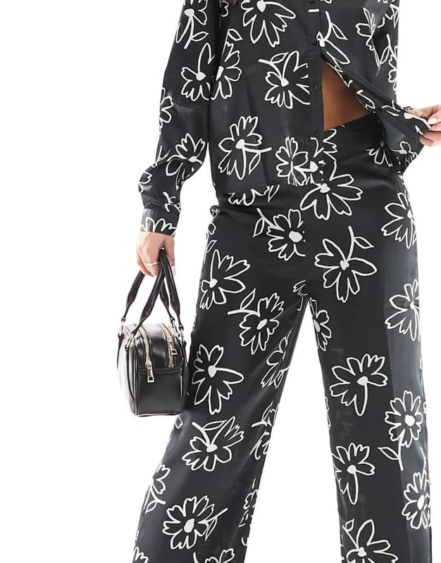 Trousers & Leggings by JDY Part of a co-ord set Shirt sold separately High rise Stretch-back waistband Wide legSold By: Asos