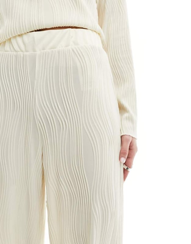 Trousers & Leggings by Y.A.S Part of a co-ord set Top sold separately High rise Elasticated waistband Straight fitSold By: Asos