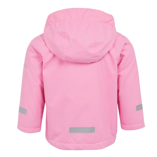 100% Polyester. Lining: Taffeta. Design: Logo, Unicorn. Fabric Technology: Breathable, Durable, DWR Finish, Insulating, Isotex 10000, Lightweight, Quick Dry, Thermo-Guard, Waterproof, Windproof. 360 Degree Reflection, Taped Seams. Neckline: Hooded. Sleeve-Type: Long-Sleeved. Hood Features: Grown On Hood, Peaked. Pockets: 2 Front Pockets, Flap Closure. Fastening: Full Zip, Hook and Loop, Stormflap. 10000g/m²/24hrs. 4-5 Years: 22 in.
