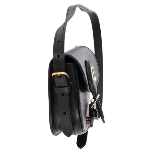 VINTAGE, RRP AS NEW
Timeless elegance in a compact design, the Dior New Dior Bobby Mini Bag in Black Calfskin Leather is a refined take on the classic hobo silhouette. Crafted from luxurious black box calfskin, this mini bag boasts the sophisticated lines and harmonious proportions that define Dior’s iconic style. The antique gold-finish metal details add a vintage charm, while the magnetic clasp with the decorative CD buckle exudes the House’s signature refinement. With a removable and adjustable leather shoulder strap featuring elegant pin buckles, the bag offers versatile styling options – carry it by hand, wear it over your shoulder, or style it crossbody for a laid-back, chic look. Inside, the calfskin and goatskin lining along with an interior slip pocket ensure both beauty and functionality. Whether you're dressing up for an evening out or adding a luxury touch to your day-to-day look, the Dior Bobby Mini Bag is the ultimate accessory for every occasion.



with Box, Dust bag

Dior New Dior Bobby Mini Bag in Black Calfskin Leather
vCondition: Excellent
Signs of wear: No retail tag, No visible sign of wear., 
Packaging: Box, Dust bag
Color: black
Material: Leather | leather
Size: One Size | One Size
Measurements: Width: 170; Height: 100; Length: 170; Handle drop: 0; Strap length: 580
SKU: NAPPUGBBA458696W