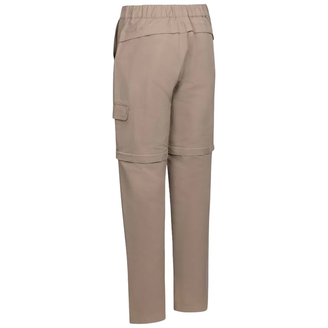 95% Polyamide, 5% Elastane. Design: Plain. Fastening: Button, Zip Fly. Fabric Technology: Durable, Flexible. Back Elasticated, Knee Darts, Zip-off Legs. Pockets: 2 Side Pockets, 2 Thigh Pockets, Flap Closure. Fit: Slim Leg.