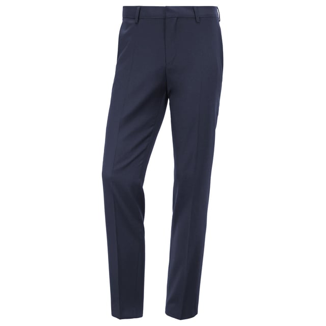 Mens Boss Gibson Trousers in dark blue.- Hook and zip closure.- Slant pockets.- Belt loops.- Soft inner lining.- Slim fit.- Ref: 50318499401